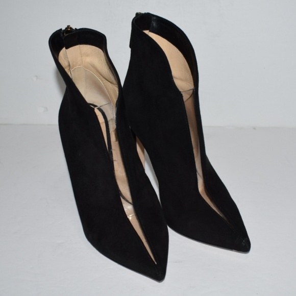 Jimmy Choo Women's Bowie 100 Clear Cut-Out Booties - Picture 5 of 8